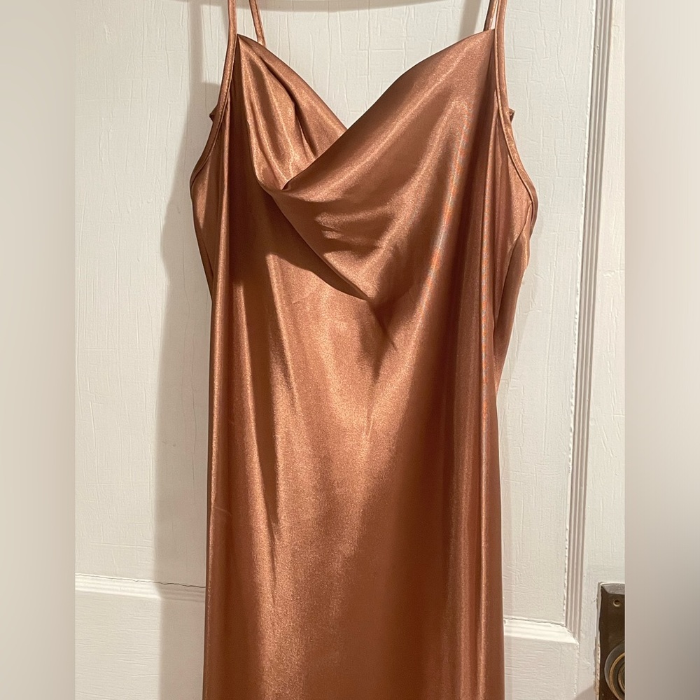 BEBE satin dress